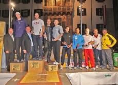 Siegerehrung Stabhochsprung, Photo PLOHE